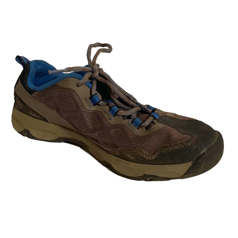 Merrell Chameleon Low 2.0 Boys Hiking Shoes Brown Blue MK261300 Size 5M